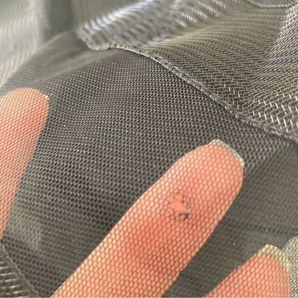 Milly skirt black netting tulle overlay 50s pin up style party formal size 10 - Picture 9 of 9